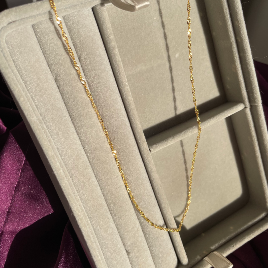 Corrente Folheada a Ouro 18K